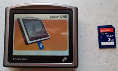 Navigatore Tom Tom ONE funzionante con scheda