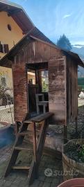 Casetta in legno x bambini 