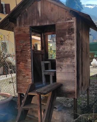 Casetta in legno x bambini 