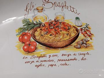 piatti forma ovale per servire la pasta