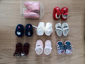 8 paia scarpe neonata nuove