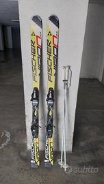 Sci FISCHER 160 cm con attacchii