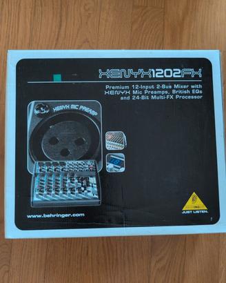 Mixer Audio Usato BEHRINGER XENYX X1202FX 