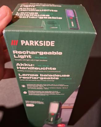 Lampada Parkside ricaricabile con magnete