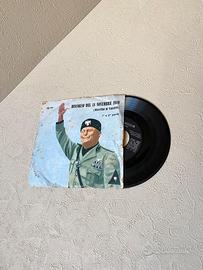 Vinile 45 giri Discorso B. Mussolini 18 Nov 1940
