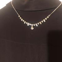 Collana girocollo con strass