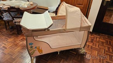 Lettino da campeggio Giordani + materasso 17cm