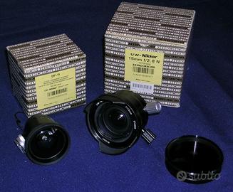 Obbiettivo UW Nikkor 15mm per Nikonos con mirino o
