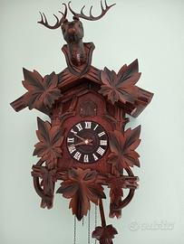 orologio a cucù legno antico 