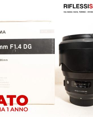USATO SIGMA 85MM F/1.4 DG HSM PER NIKON F