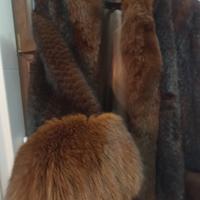 cappotto vera volpe e visone