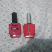 Set 2 smalti Douglas rosa e rosso