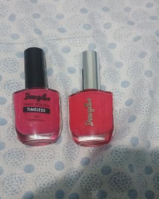 Set 2 smalti Douglas rosa e rosso