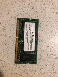 RAM Infineon 256MB SDRAM (solo consegna a mano)