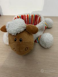 Peluche pecora porta oggetti e chiavi