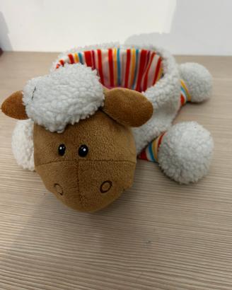 Peluche pecora porta oggetti e chiavi