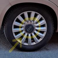 n°4 Coppetta Coprimozzo cerchi Fiat 500L X