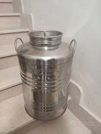 Fusto olio 30/50 litri inox