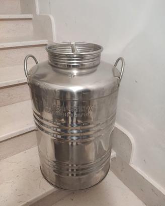Fusto olio 30/50 litri inox