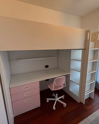 Letto a soppalco Ikea smastad 
