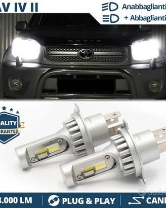 Kit LED H4 Per Toyota RAV 4 II (00-05) Luce Bianca