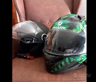 Casco Shark integrale e Jet