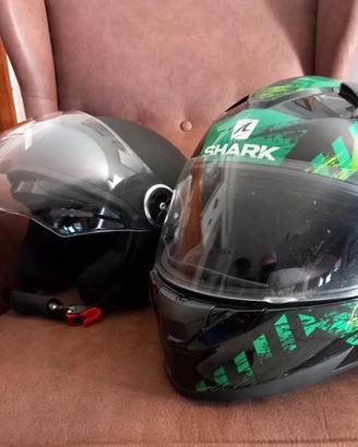 Casco Shark integrale e Jet