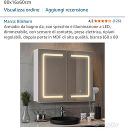 Specchiera bagno molto elegante