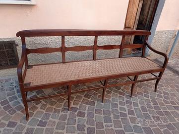 Divano panca noce '800