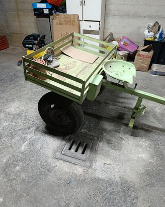 carrello per motocoltivatore grillo