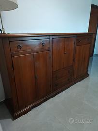 Madia classica in legno massello