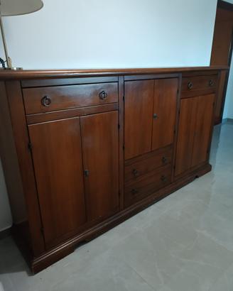 Madia classica in legno massello
