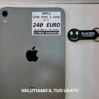 IPAD MINI 6 64GB wi.fi