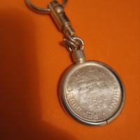 Moneta Argento san Marino 500 lire portachiavi