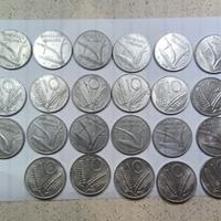 monete da lire. 5 - 10 - 20.