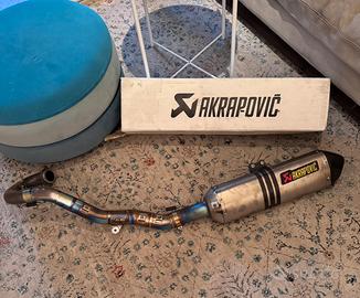 Scarico Completo Akrapovič Titanio per ktm husqua