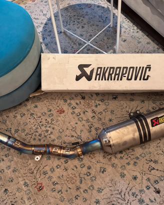 Scarico Completo Akrapovič Titanio per ktm husqua