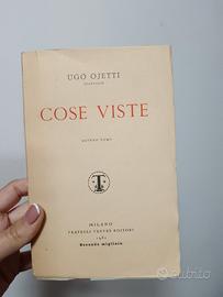 libro Ugo Ojetti Cose Viste quinto tomo 1931 v