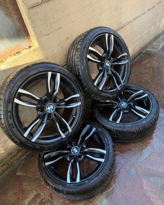 cerchi mak bmw 18 nero diamantati doppia foratura