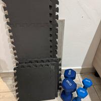 Manubri 5/2 kg più tappetini