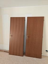 Porte in legno battenti e scorrevole