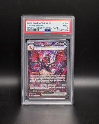 Pokemon PSA 9 MINT - Charizard Ex PAF 234/091 ITA