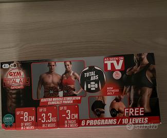 Gymform Total Abs Sport - Elettrostimolatore Nuovo