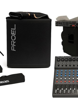 IMPIANTO AUDIO DJ COMPLETO PROEL