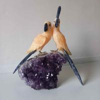 ametista con pappagalli