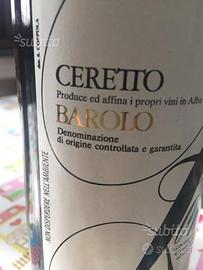 Barolo Ceretto Zonchera anno 1998