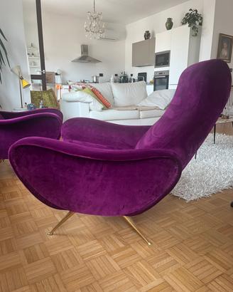 Poltrone stile lady zanuso anni 50 60