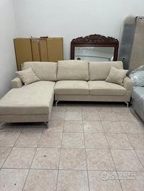 Divano ellen 250x160 in stoffa beige