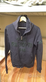 Felpa Cesare Paciotti 4 US tg M /48 blu full zip