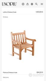 Poltrone teak unopiu